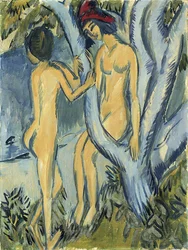Nudes by a Tree